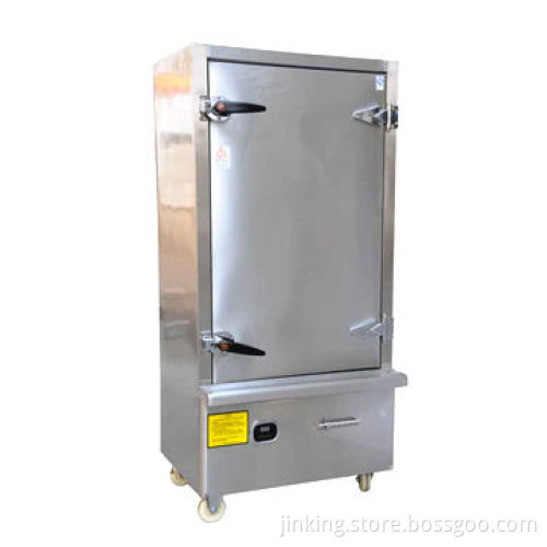 8 trays single door single control rice steam oven